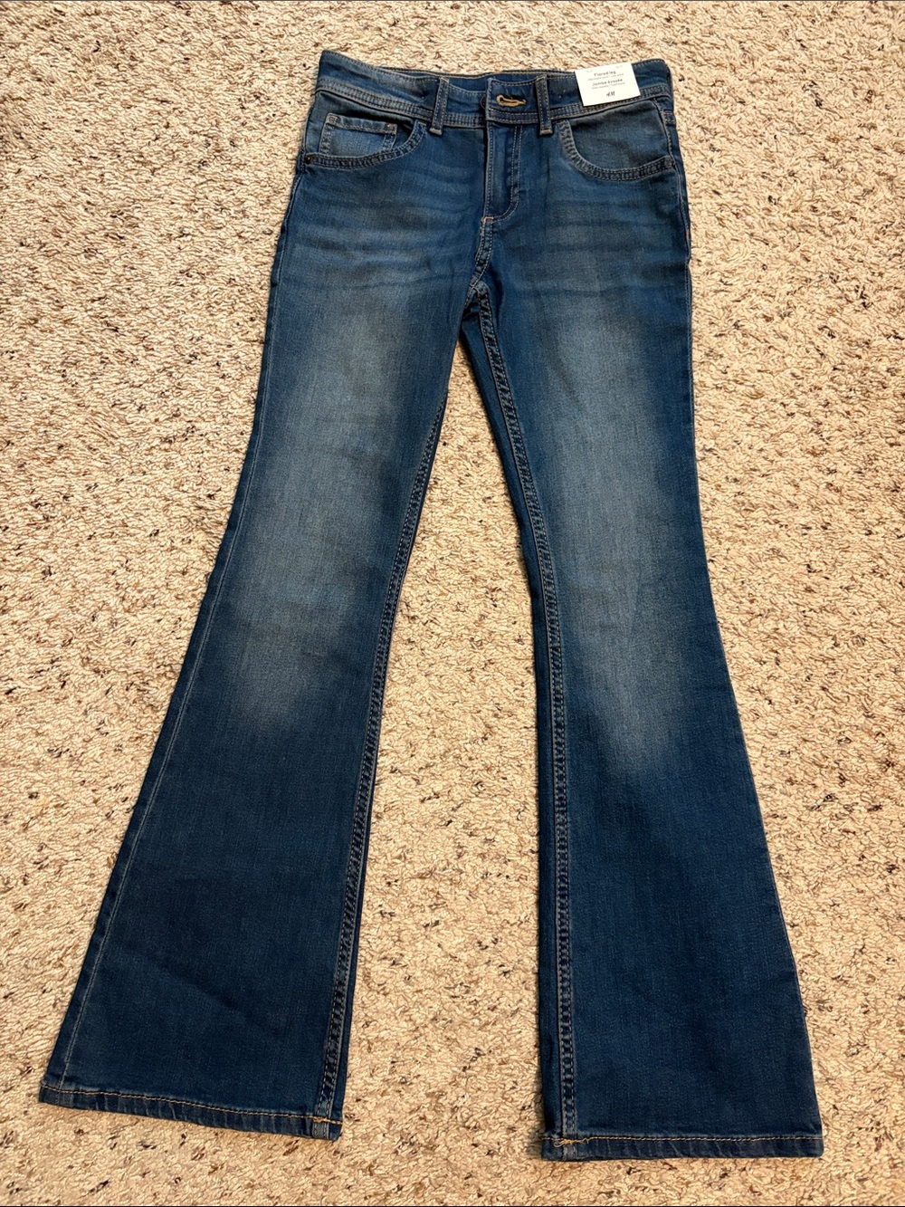 H&M Kids Blue Flared Denim Jeans